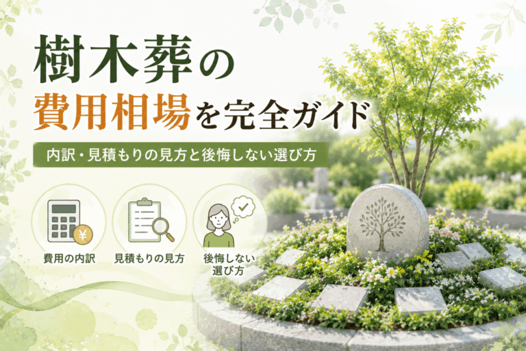 樹木葬の費用相場を完全ガイド｜内訳・見積もりの見方と後悔しない選び方